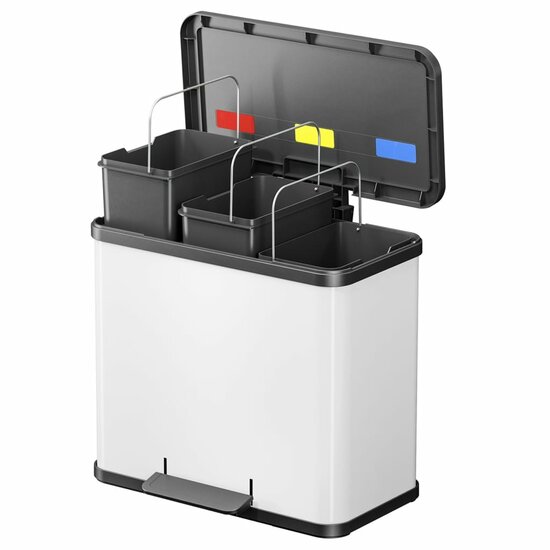 Pedaalemmer Oko Trio Plus maat L 3x9 L wit 0633-230
