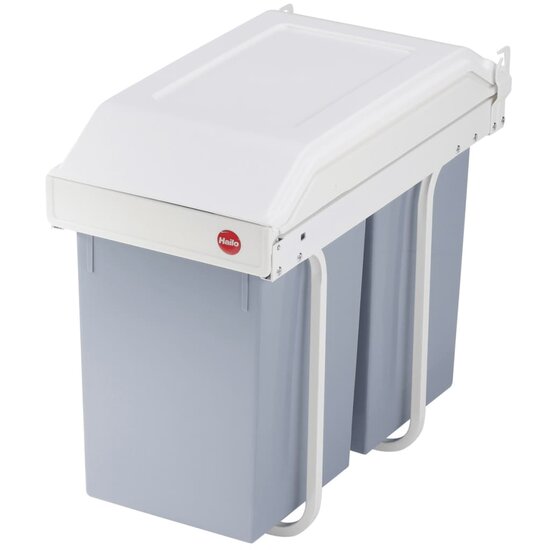 Inbouw afvalemmer Multi-Box Duo maat L 2x14 L cr&egrave;me 3659-001