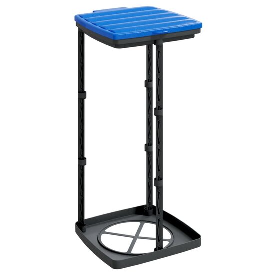 Vuilniszakhouders 2 St Pp Zwart En Blauw 60 l