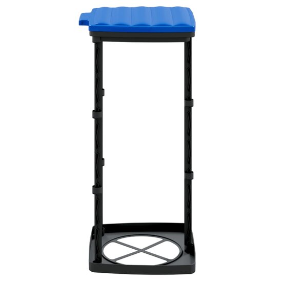 Vuilniszakhouders 2 St Pp Zwart En Blauw 60 l