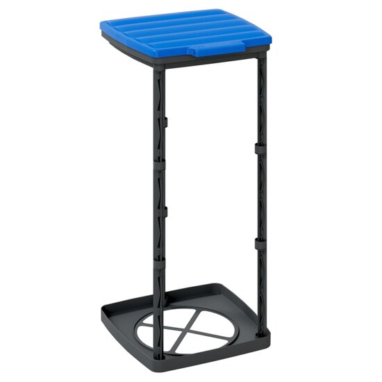 Vuilniszakhouders 2 St Pp Zwart En Blauw 60 l
