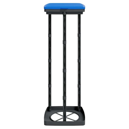 Vuilniszakhouders 2 st 120 L PP zwart en blauw