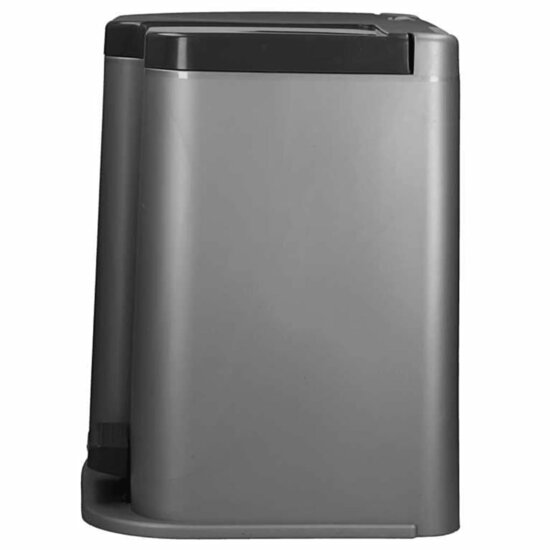 Pedaalemmer Deco met binnenemmers 15+6 L lichtgrijs
