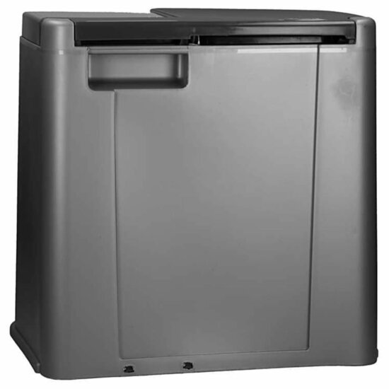 Pedaalemmer Deco met binnenemmers 15+6 L lichtgrijs