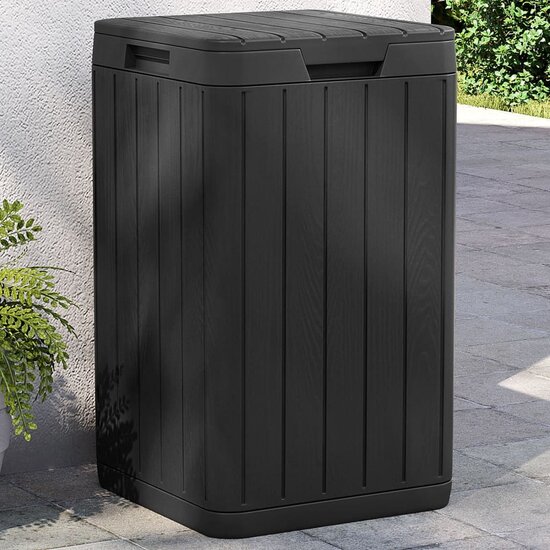 Tuinafvalbak 38X38X65 Cm Polypropeen Kleurig Antraciet