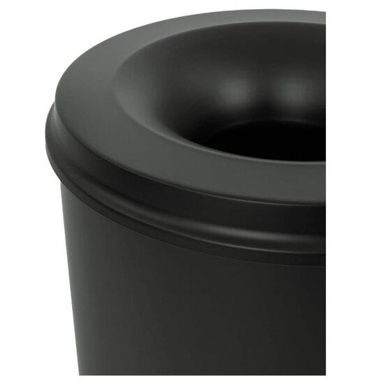 Prullenbak zelfdovend 80 L zwart