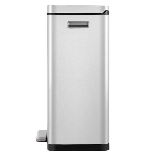 Pedaalemmer X-Cube 30 L matzilverkleurig