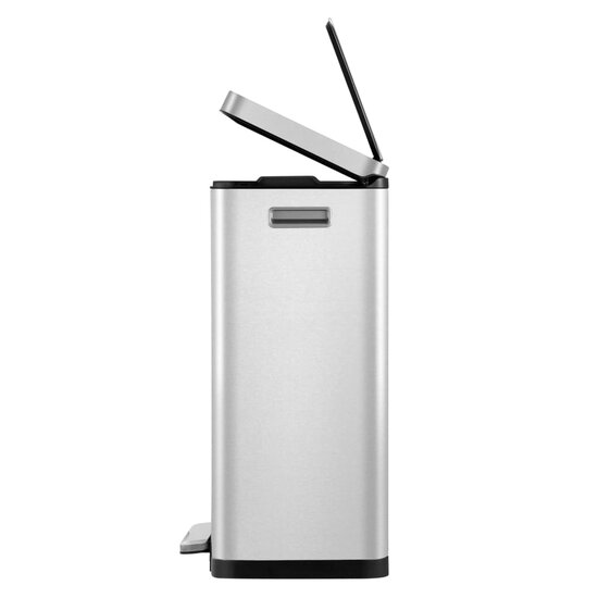 Pedaalemmer X-Cube 30 L matzilverkleurig