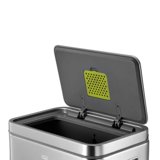 Pedaalemmer X-Cube 30 L matzilverkleurig
