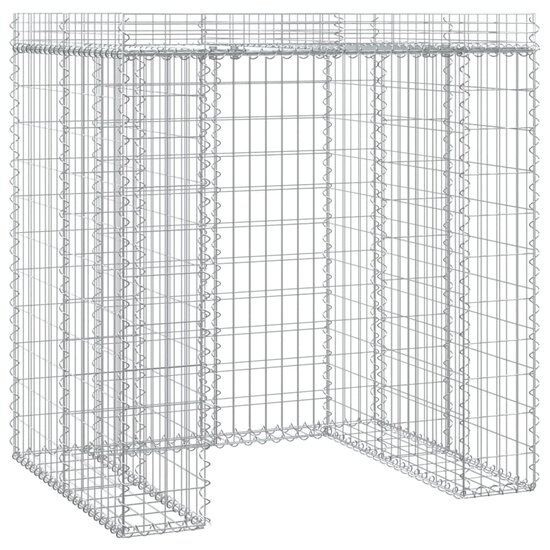 Schanskorf Voor Vuilnisbak 110X91X120 Cm Gegalvaniseerd Ijzer 1 container