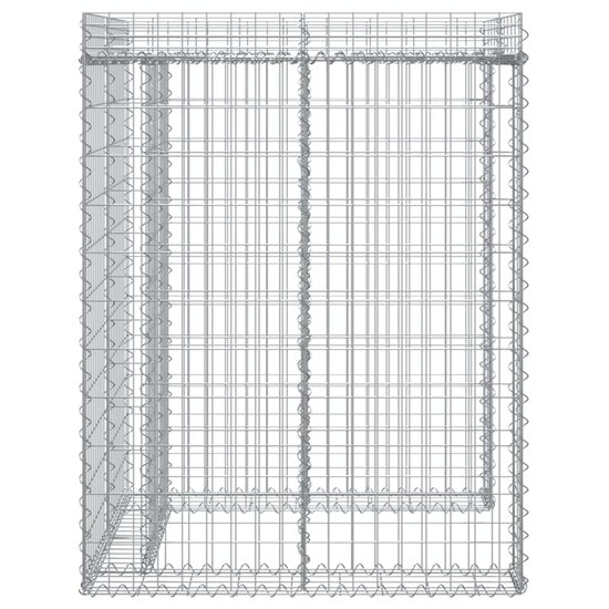 Schanskorf Voor Vuilnisbak 110X91X120 Cm Gegalvaniseerd Ijzer 1 container