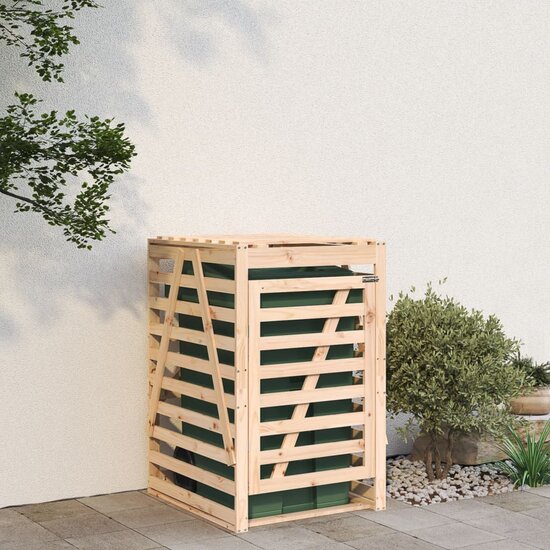 Containerberging 84X90X128,5 Cm Massief Grenenhout 84 x 90 x 128.5 cm Natuurlijk grenenhout