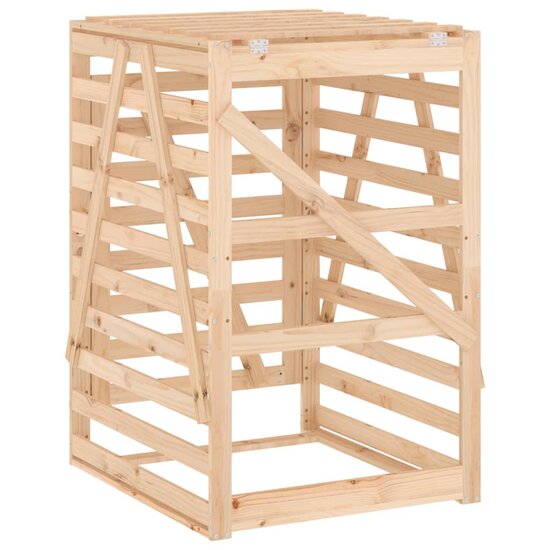 Containerberging 84X90X128,5 Cm Massief Grenenhout 84 x 90 x 128.5 cm Natuurlijk grenenhout