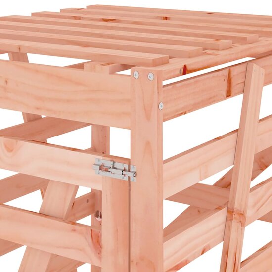 Containerberging 84x90x128,5 cm massief grenenhout douglas