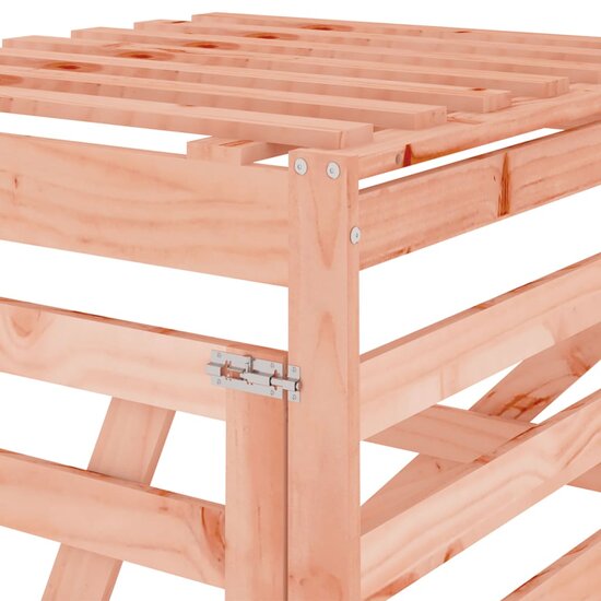 Containerberging Verlengstuk Massief Douglashout 78 x 91.5 x 128.5 cm Natuurlijk douglashout