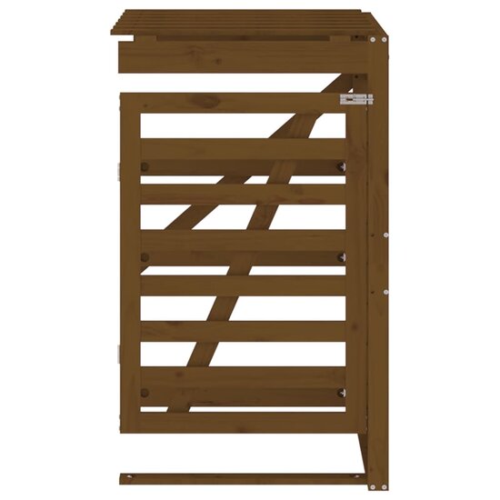 Containerberging Verlengstuk Massief Grenenhout Honingbruin 78 x 91.5 x 128.5 cm Honingbruin grenenhout