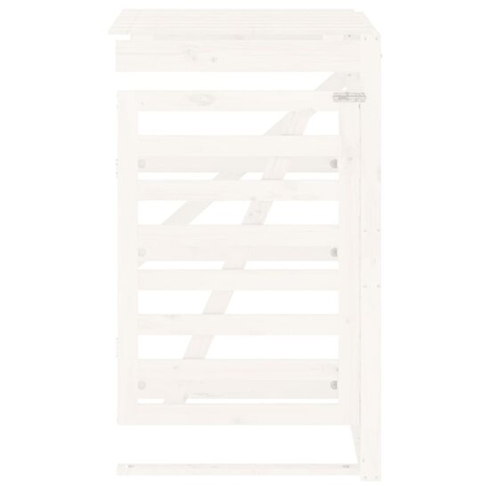 Containerberging Verlengstuk Massief Grenenhout Wit 78 x 91.5 x 128.5 cm Wit grenenhout