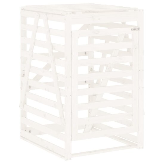 Containerberging Dubbel Massief Grenenhout Wit Wit grenenhout
