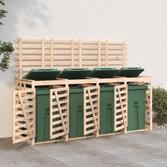 Containerberging Viervoudig Massief Grenenhout Natuurlijk grenenhout