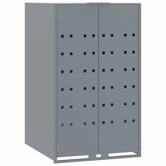 Containerberging voor 5 containers 345x79x117 cm staal grijs