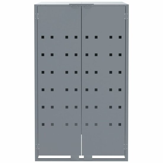 Containerberging voor 5 containers 345x79x117 cm staal grijs