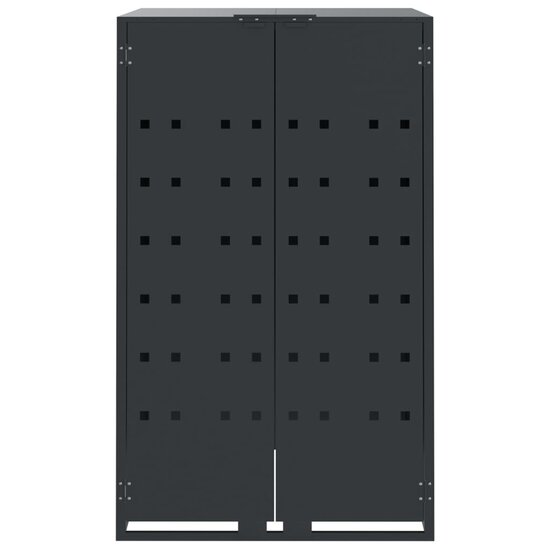 Containerberging 4 containers 276x79x117 cm staal antraciet