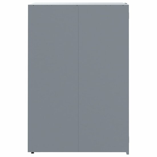 Containerberging Voor 6 Containers 414X79X117 Cm Staal Grijs