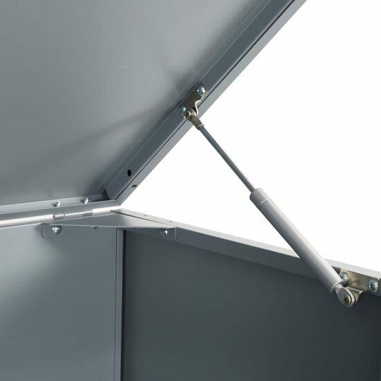 Containerberging Voor 6 Containers 414X79X117 Cm Staal Grijs