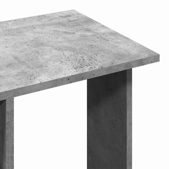 Kledingkast Met Wielen 102X38X110 Cm Bewerkt Hout Betongrijs