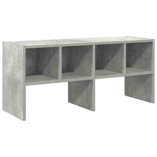 Schoenenrek stapelbaar 89,5x30x40 cm betongrijs