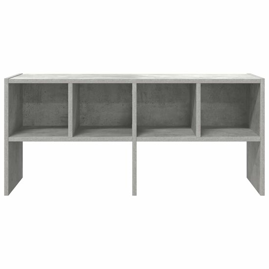 Schoenenrek stapelbaar 89,5x30x40 cm betongrijs
