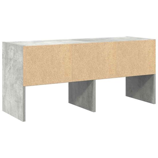 Schoenenrek stapelbaar 89,5x30x40 cm betongrijs