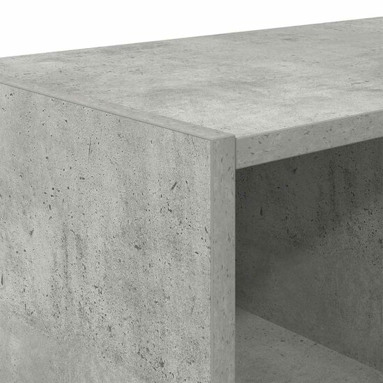 Schoenenrek stapelbaar 89,5x30x40 cm betongrijs