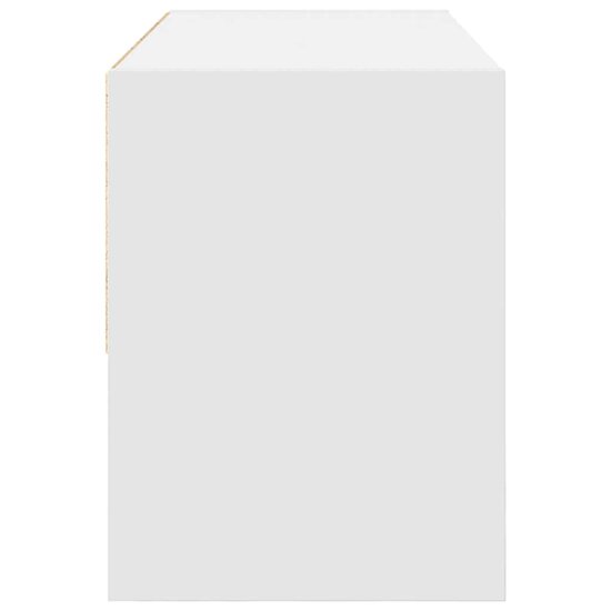 Schoenenrek stapelbaar 89,5x30x40 cm wit