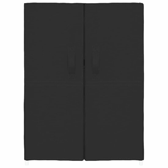 Schoenenkast 60x30x90 cm stof zwart