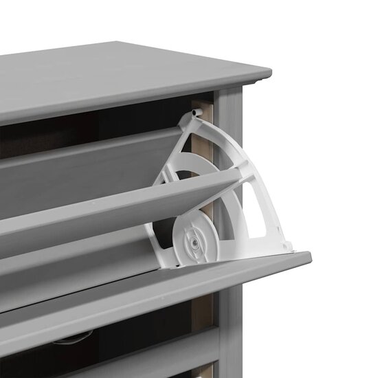 Schoenenrek Bodo 80X35X118 Cm Grijs