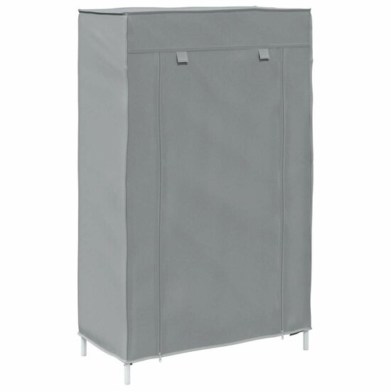Schoenenkast 60,5X30X97 Cm Vliesvlies Grijs
