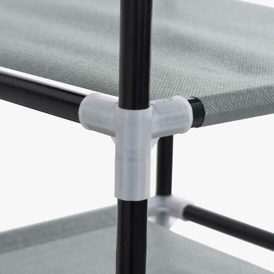 Schoenenkast 60,5X30X97 Cm Vliesvlies Grijs