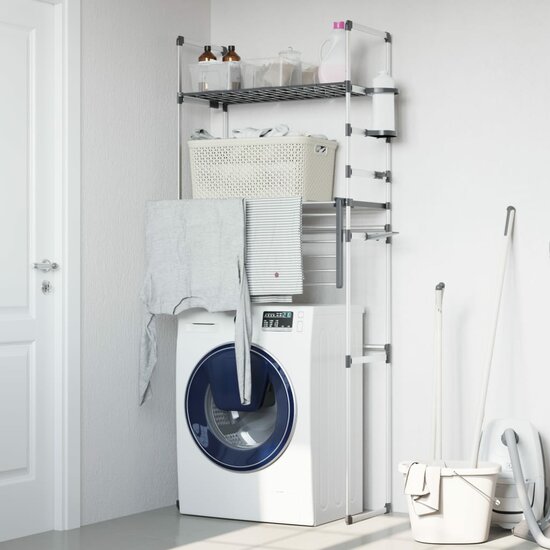 Wasmachinerek 77X52X192 Cm Aluminium