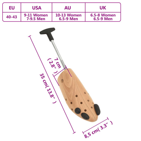 Schoenspanner Eu&nbsp; Massief Beukenhout