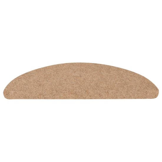 Trapmatten zelfklevend 10 st 56x17x3 cm beige