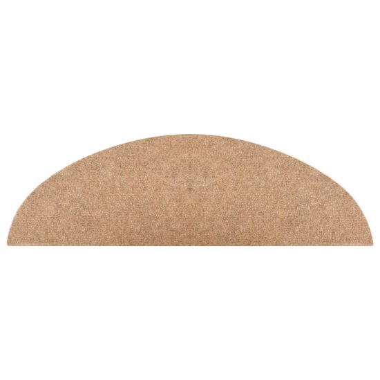 Trapmatten zelfklevend 10 st 56x17x3 cm beige