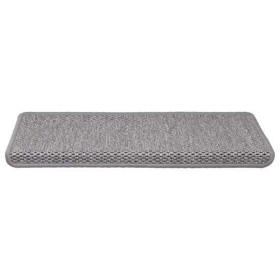 Trapmatten Zelfklevend Sisal-Look 65X21X4Cm Kleurig 30 Zilver