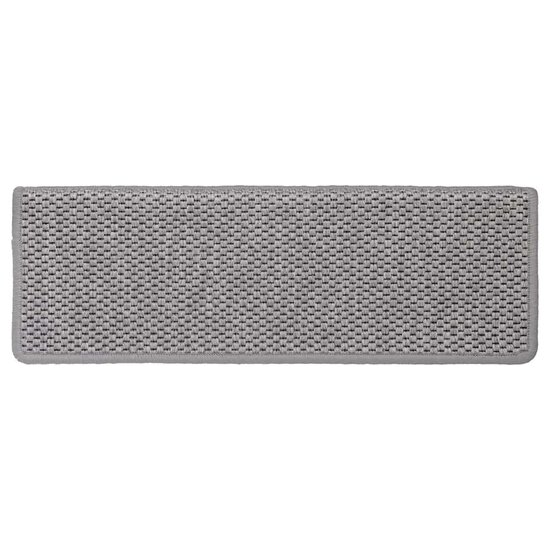 Trapmatten Zelfklevend Sisal-Look 65X21X4Cm Kleurig 30 Zilver