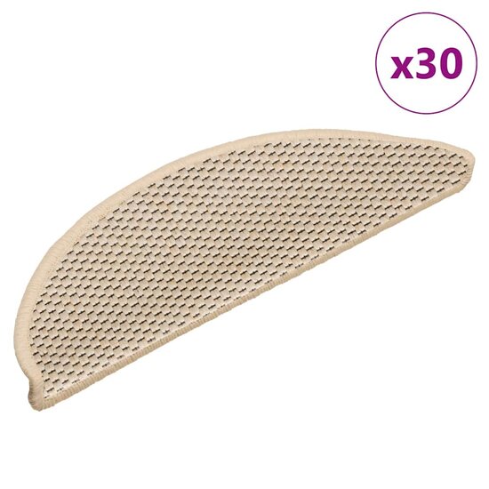Trapmatten Zelfklevend Sisal-Look 30 56 x 17 x 3 cm berber