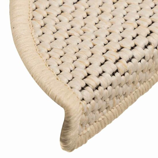 Trapmatten Zelfklevend Sisal-Look 30 56 x 17 x 3 cm berber