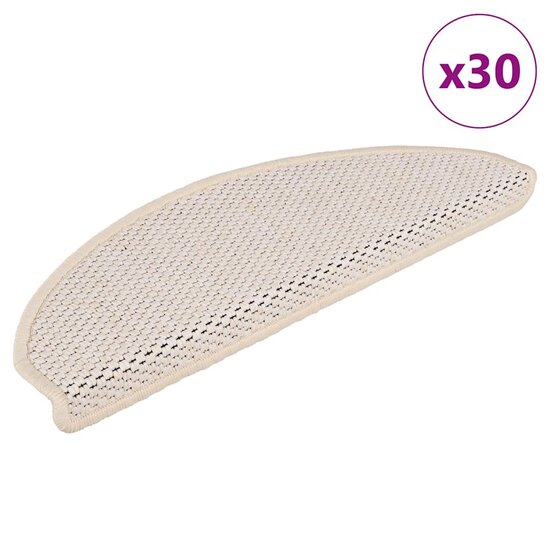 Trapmatten Zelfklevend Sisal-Look 30 65 x 21 x 4 cm berber