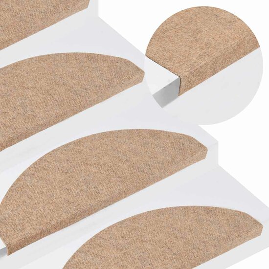 Trapmatten Zelfklevend 65X22,5X3,5 Cm 30 65 x 22.5 x 3.5 cm Beige