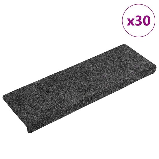 Trapmatten zelfklevend 30 st 65x21x4 cm grijs