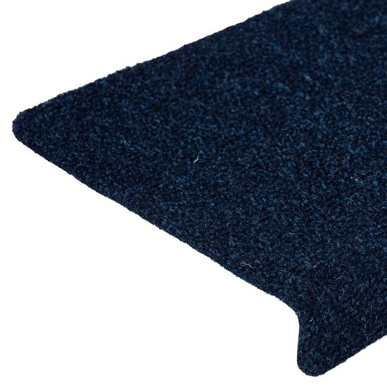 Trapmatten zelfklevend 30 st 65x21x4 cm marineblauw